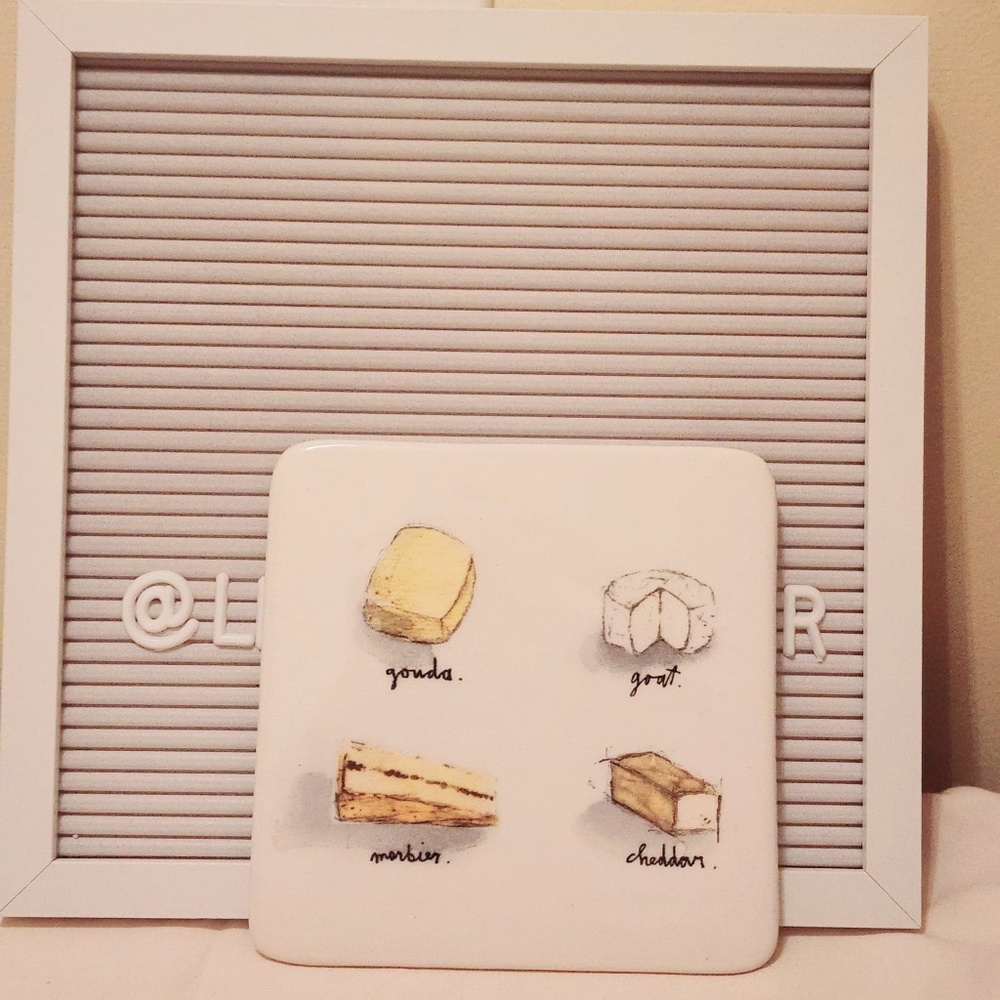 Rae Dunn Cheese Trivet